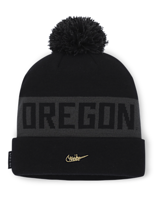 Oregon Alt Peak Men's Nike College Cuffed Pom Beanie. Nike.com